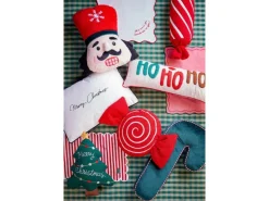 Clearance MICA Decorations Kissen Süßigkeiten 54 cm x 10 cm x 31 cm Rot