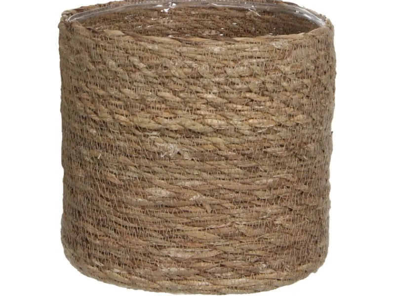 Outlet Mica Decorations Korb Atlantic Ø 16 cm Hellbraun