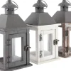 Mica Decorations Laterne 30,5 cm x 15 cm x 15 cm Farbenauswahl