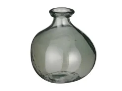 Outlet MICA Decorations Pinto Vase Petrol H 18 cm x Ø 16 cm