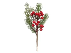Mica Decorations Stecker Beeren Rot 25 cm