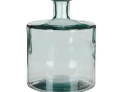 Mica Decorations Vase Guan in Flaschenform Ø 21 cm x 26 cm Transparent