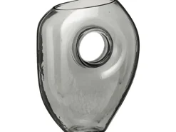 Hot Mica Decorations Vase Jay 18 cm x 7,5 cm x 22,5 cm Grau