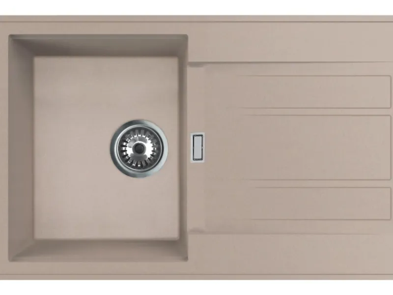 Miló Einbauspüle Granitverbundstoff Piatto 78 Sandbeige