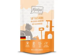 Sale Mjamjam Nassfutter Quetschie Saftiges Huhn an Leckeren Möhrchen 125 g