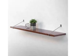 ML-Design 2 Stück Regalhalterung 265 mm Silber aus Stahl Haarnadel Regalwinkel