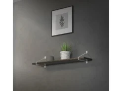 Online ML-Design 4 Stück Regalhalterung 220 mm aus Stahl Haarnadel Schwebe Hairpin Weiß