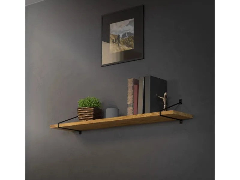 Online ML-Design 2 Stück Regalhalterung 265 mm aus Stahl Haarnadel Regalwinkel Schwarz