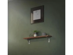 ML-Design 2 Stück Regalhalterung 12x12cm Aluminium Schwebende Regalwinkel Silber