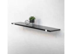 Discount ML-Design 4 Stück Regalhalterung 25x4x14,5 cm Weiß aus Metall 10 Zoll L-Form