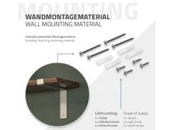 Clearance ML-Design 4 Stück Regalhalterung 20x4x14,5 cm Grau aus Metall 8 Zoll L-Form