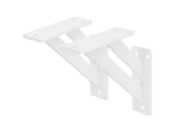 ML-Design 2 Stück Regalhalterung 12x12 cm Aluminium Schwebende Regalwinkel