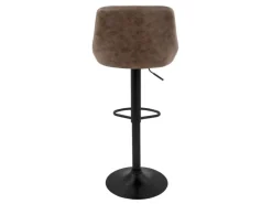 ML-Design Barhocker 4Er Set aus Kunstleder Braun Gepolsterter Stuhl