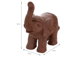 ML-Design Deko Figur Elefant Braun 36x19x39cm Orientalische Finish Innen & Außen