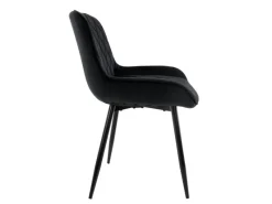 ML-Design 6Er Set Esszimmerstühle Esszimmerstuhl mit Rücken- Armlehnen Schwarz