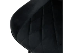 ML-Design 6Er Set Esszimmerstühle Esszimmerstuhl mit Rücken- Armlehnen Schwarz