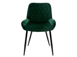 ML-Design 6Er Set Esszimmerstühle Esszimmerstuhl mit Rücken Armlehnen Dunkelgrün