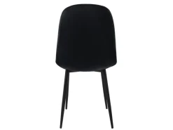 Hot ML-Design Esszimmerstühle 4er Set Schwarz Küchenstuhl mit Samtbezug