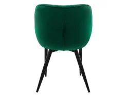 ML-Design Esszimmerstühle 4Er Set Dunkelgrün Küchenstuhl mit Dickem Samtstoff