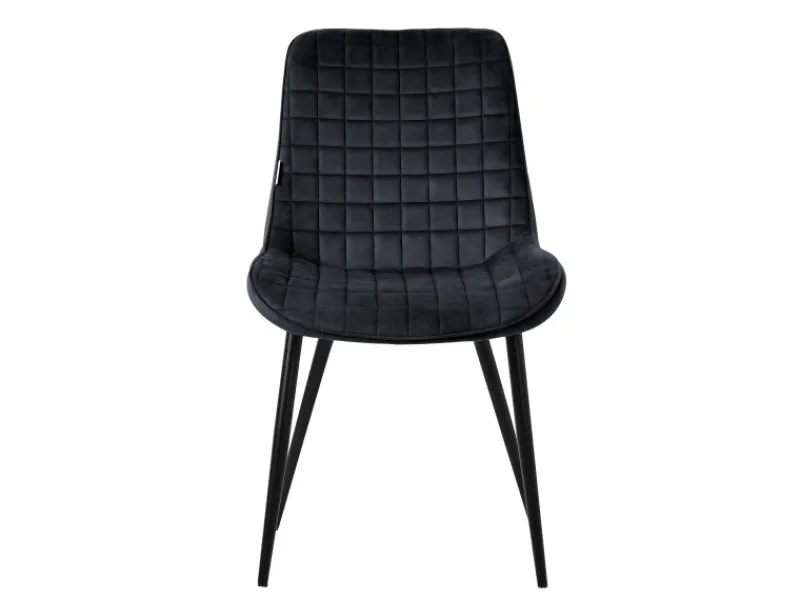 ML-Design Esszimmerstühle 6Er Set Sitzfläche aus Samt mit Rückenlehne