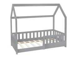 ML-Design Kinderbett 70x140 cm mit Rausfallschutz Lattenrost