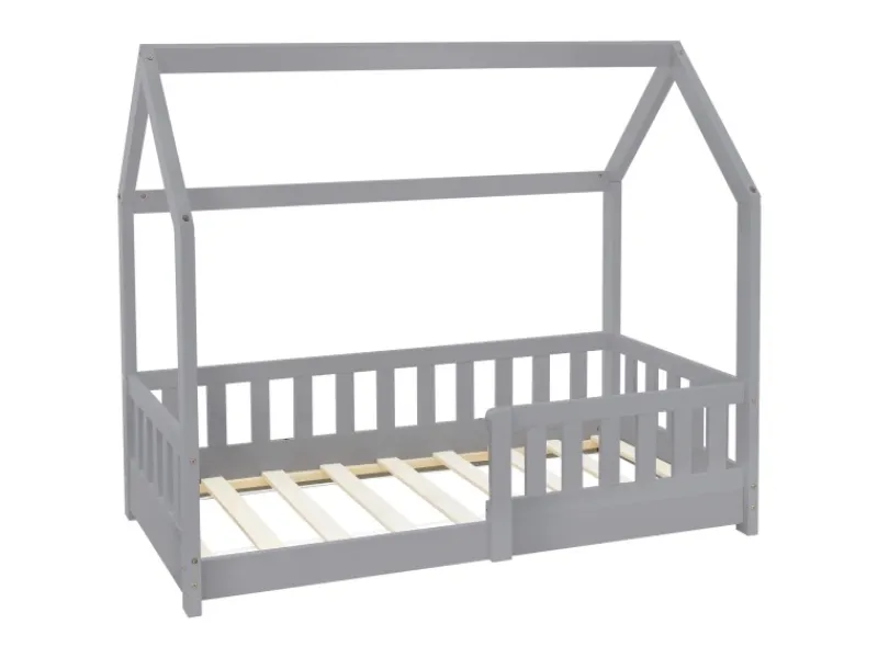 ML-Design Kinderbett 70x140 cm mit Rausfallschutz Lattenrost