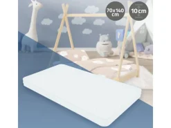 ML-Design Kindermatratze 70 x 140 x 10 cm Schadstoffgeprüft für Baby Junior