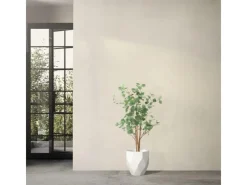 Best ML-Design Künstliche Eukalyptus 120cm Groß Kunstpflanze Naturholzstamm