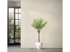 ML-Design Künstliche Palme 150 cm Groß Tropische Kunstpalme im Topf