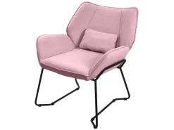 ML-Design Loungesessel mit Leinenbezug mit Armlehne und Rückenlehne