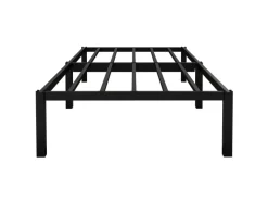 Outlet ML-Design Metallbett 90x200cm auf Stahlrahmen mit Lattenrost Bettgestell Schwarz
