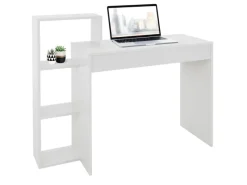 ML-Design Schreibtisch mit Regal 110x72x40 cm aus Holz 2in1 System für Zuhause