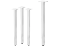 Sale ML-Design Tischbeine 4Er Set I-Design H72 cm Stahl 4x4 cm Weiß