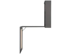 ML-Design Wandtisch Klappbar Schreibtisch mit Tafel 8 Fächern und Pinnwand
