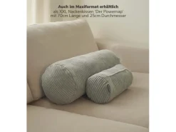 mokebo Nackenkissen mit Cordbezug Das Nickerchen Nackenrolle oder Kissenrolle in Rosa