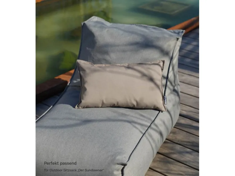 mokebo Outdoor Kissenbezug Das Ruhepolster 50x30cm Sofakissen Hülle in