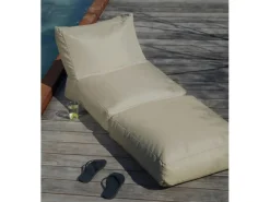 Clearance mokebo Outdoor Sitzsack Der Summerdream Bean Bag mit Füllung oder Gartenliege in Sand Beige