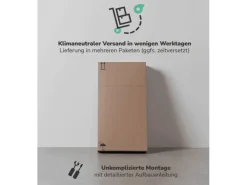 Sale mokebo Regal aus Holz Holzregal Aufbewahrungsregal Kellerregal in 60x91x34 cm in Weiß