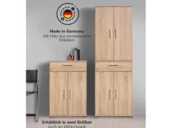 mokebo Schrank in Braun Der Praktische Mehrzweckschrank oder Aufbewahrungsschrank