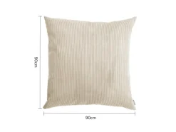 Clearance mokebo XXL Sofakissen Das Anschmiegsame Riesenkissen oder Kissen aus Cord in Beige