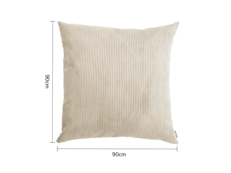 Clearance mokebo XXL Sofakissen Das Anschmiegsame Riesenkissen oder Kissen aus Cord in Beige