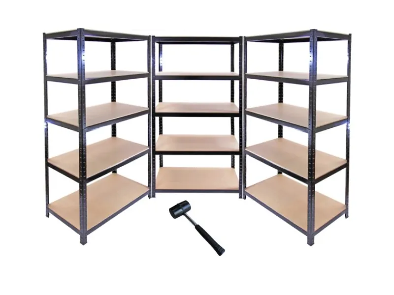 Online Monstershop 3 x Monster Racking T-Rax 90cm Lagerregal Schwarz