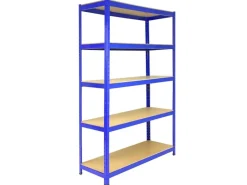 Clearance Monstershop 3 x T-Rax Lagerregal 180cm x 120cm x 45cm Blau