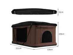 Clearance Monstershop Auto Dachzelt Braun