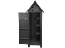 Sale Monstershop Gartenschrank aus Holz Grau Gartenschrank aus Holz – Grau