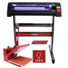 Monstershop 720mm LED Schneideplotter Inklusive 38cm Transferpresse & Software