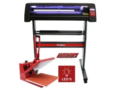 Monstershop 720mm LED Schneideplotter Inklusive 38cm Transferpresse & Software