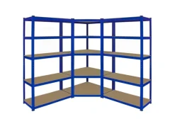 New Monstershop Monster Racking Sparangebot 1 x T-Rax 90cm Eckregal + 2 x T-Rax 90cm in Blau