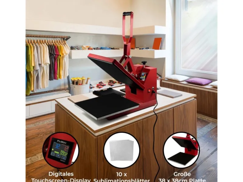 Monstershop Transferpresse Hitzepresse 38 x 38cm