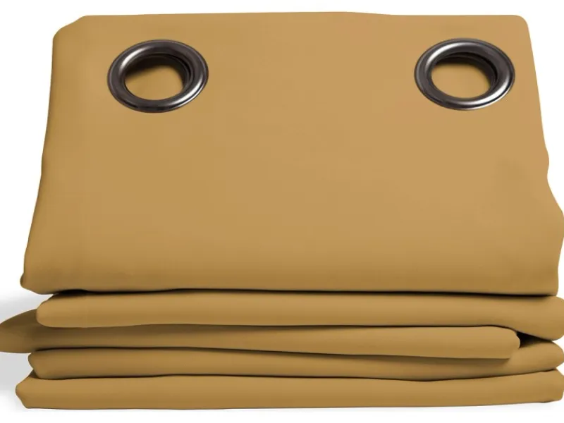 Moondream Verdunklungsvorhang 135 cm x 260 cm Ocker